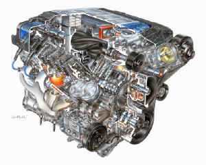 Corvette ZR1 Supercharged LS9 Engine